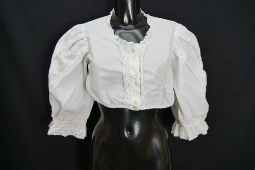 Size dirndl blouse - blouse, white