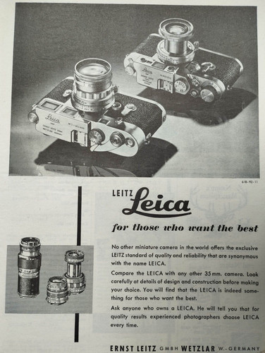Leica vintage print - print, "a